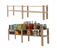 Emaga Regał na książki buty drewniany 50X170X38 2p