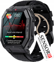MOCNY WOJSKOWY ZEGAREK MĘSKI SMARTWATCH ROZMOWY SMS POLSKIE MENU ORYGINALNY