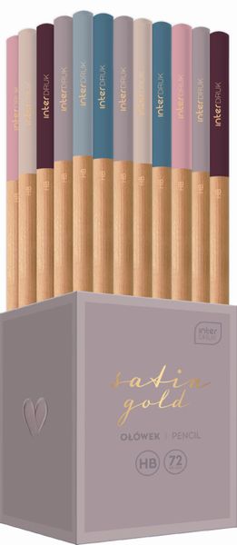 OŁÓWEK HB SATIN GOLD INTERDRUK zdjęcie 3