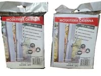 siatka /moskitiera na okno 150x180 biała/czarna