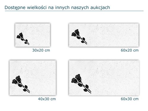 SZKLANA PODSTAWKA POD ZNICZE Z DEDYKACJĄ 25x25cm 493e na Arena.pl