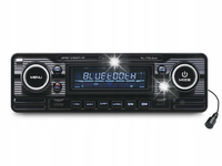 Radio samochodowe MP3 USB Bluetooth - Retro - Czarne - Caliber RMD120BT-B