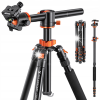 LEKKI MARKOWY STATYW TRIPOD Z GŁOWICĄ KULOWĄ K&F CONCEPT T254A4 + BH-28