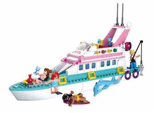 KLOCKI SLUBAN GD Statek jacht Wakacyjny 328 el. kompatybilne z LEG COB na Arena.pl