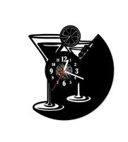 Zegar ścienny z płyty winylowej 223.13 Koktajle