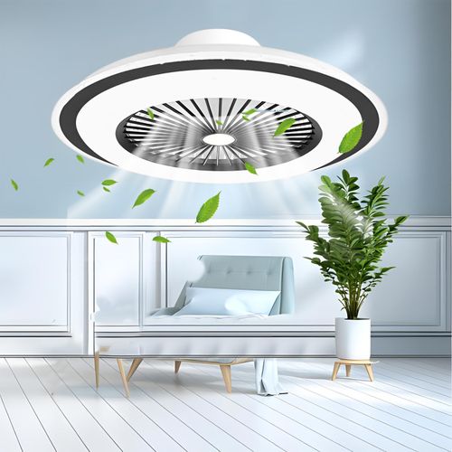 LAMPA Z WIATRAKIEM 1908-BLACK na Arena.pl