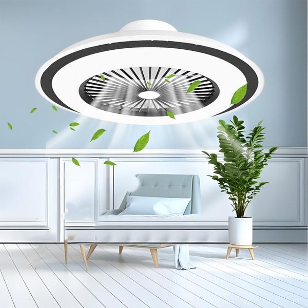 LAMPA Z WIATRAKIEM 1908-BLACK zdjęcie 2