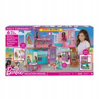Barbie Wakacyjny domek dla lalek Zestaw do zabawy HCD50