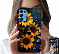 ETUI DO OPPO RENO5 4G 5G - SŁONECZNIKI, SŁONECZNIK, KWIECISTE WZORY