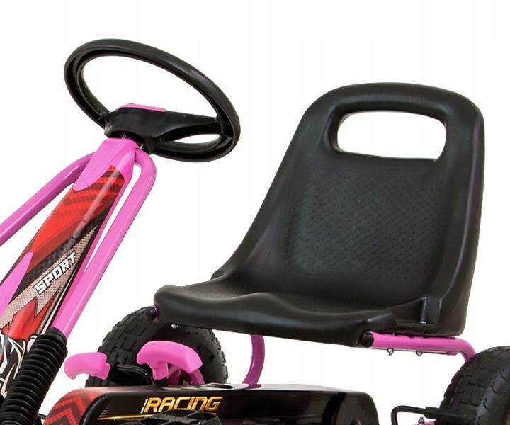 Gokart na pedały Milly Mally Thor Pink zdjęcie 7