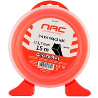 ŻYŁKA TNĄCA NAC DO KOS I PODKASZAREK ŚREDNICA 1.7 MM DŁUGOŚĆ 15 MB KWADRAT