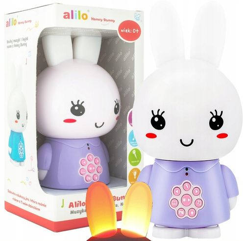 ALILO HONEY BUNNY KRÓLICZEK INTERAKTYWNY MP3 PIOSENKI BAJKI LAMPKA na Arena.pl