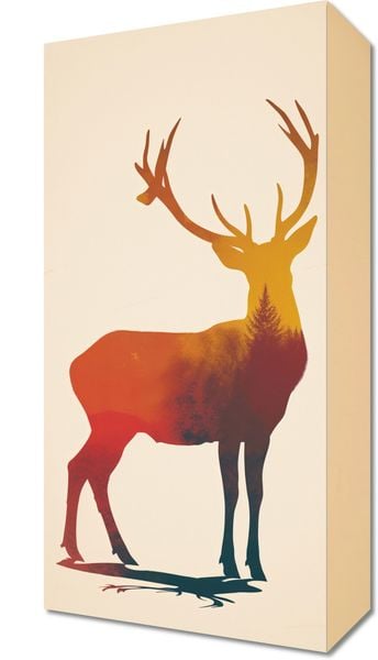 Obraz 20x40cm Światło Leśnego Monarchy zdjęcie 1