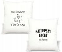Poduszka z nadrukiem NAJLEPSZY FACET NA ŚWIECIE