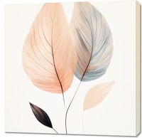 Obraz 90x90cm Liściasty Taniec