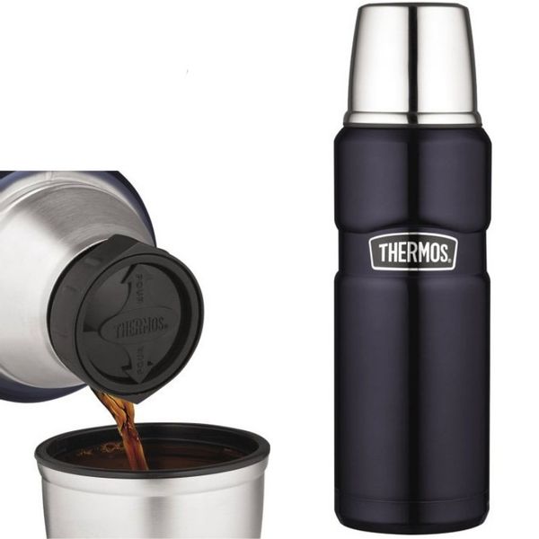 Termos na napoje 470ml – Niebieski zdjęcie 1