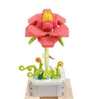 Kwiatek Czerwony Z Klocków Klocki Konstrukcyjne Dzień Kobiet