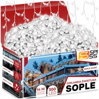 Kurtyna świetlna SPI 55 sople 201 - 300 lampek