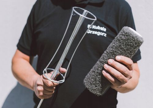 KUBALA Przyrząd do mycia czyszczenia wałków, pasuje do wałek do gładzi na Arena.pl