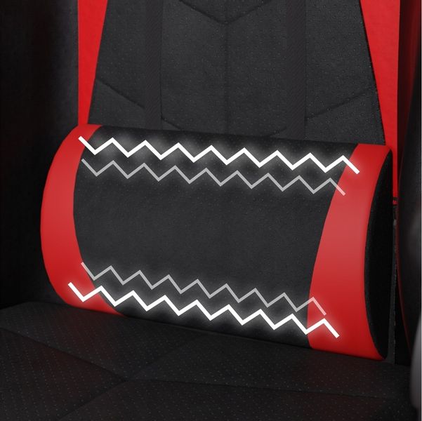 FOTEL GAMINGOWY CYBER CHAIRS X-POWER RED - BIUROWY zdjęcie 14