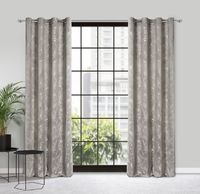 Zasłona gotowa na przelotkach LIVIA 140x250 Eurofirany beżowa