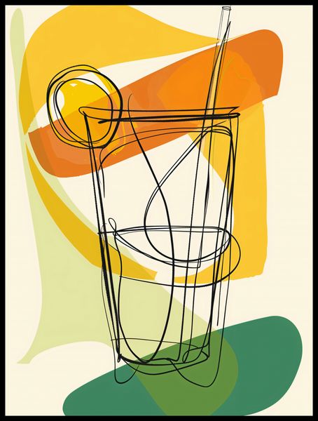 Plakat 60x80cm Koktajl Artystyczny zdjęcie 2