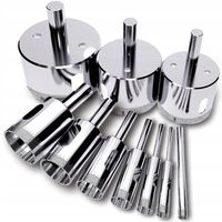 OTWORNICE WIERTŁA DIAMENTOWE DO GRESU, PŁYTEK, GLAZURY, SZKŁA, KORONKI