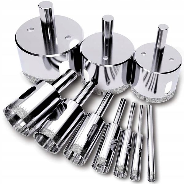 OTWORNICE WIERTŁA DIAMENTOWE DO GRESU, PŁYTEK, GLAZURY, SZKŁA, KORONKI zdjęcie 1