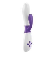 Wibrator Ze Stymulatorem Łechtaczki  Ovo K2 Rabbit Lilac White