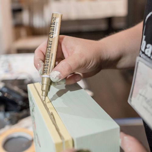 Wodoodporny marker do stylizacji mebli Chalk-it Biały 10ml na Arena.pl