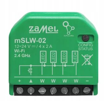STEROWNIK LED 4-KAN WI-FI RGBW SUPLA MINI mSLW-02 na Arena.pl