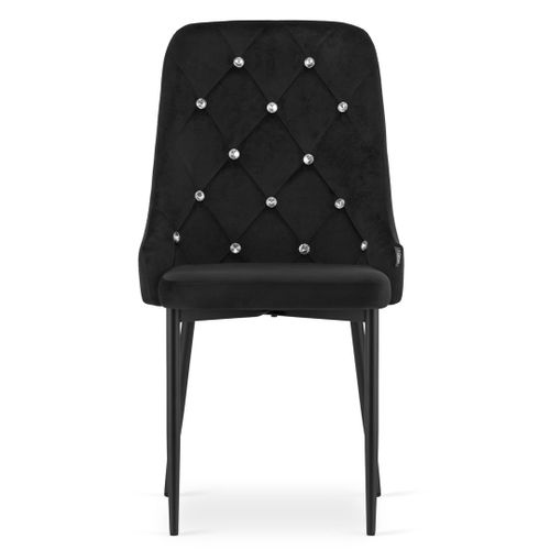 Krzesło AMORE - czarne x 3 na Arena.pl