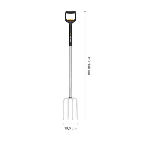 Widły do kopania teleskopowe Fiskars Xact 1070717 110–130 cm lekkie ogrodowe zdjęcie 1