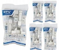 ZAWIAS MEBLOWY GTV INHC PROSTY NAKŁADANY CICHY DOMYK 10 SZTUK DOCIĄG