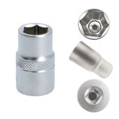 NASADKA TORX T10 3/8" ZE STALI CHROMOWO-WANADOWEJ