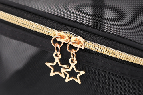 Kosmetyczki podróżne z siateczki smiling girl duży pojemny komplet 5 sztuk na Arena.pl