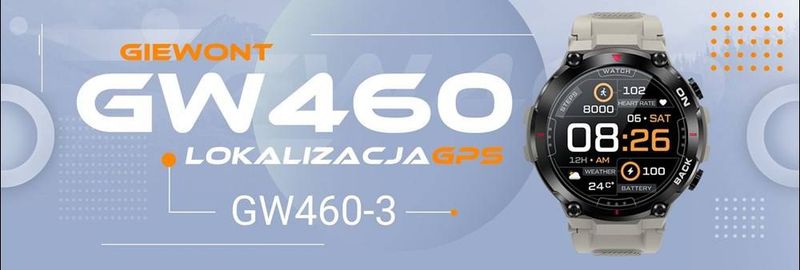 Smartwatch Giewont GW460-3 Szary zdjęcie 4