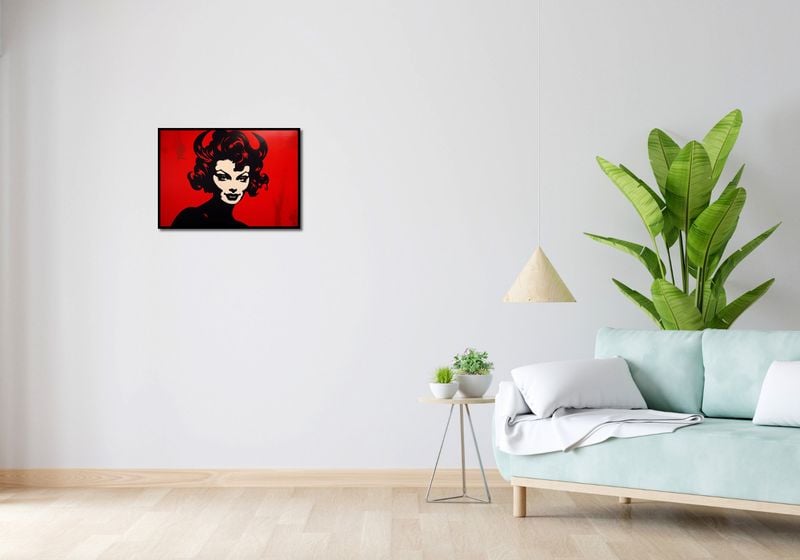 Plakat 59,4x42cm Czerwona Diablica zdjęcie 4