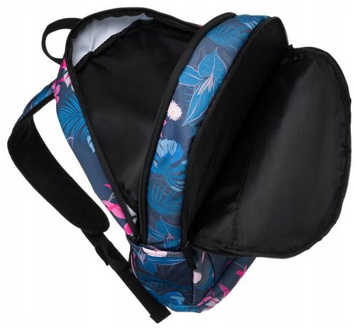 klasyczny, damski plecak z poliestru w roślinny wzór - rovicky na Arena.pl