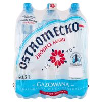 Ostromecko Naturalna woda mineralna gazowana 1,5 l x 6 sztuk