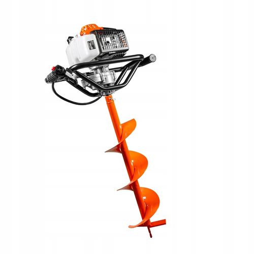 POTĘŻNA WIERTNICA SPALINOWA GLEBOWA 3 WIERTEŁA 30/20/10CM + PRZEDŁUŻKA na Arena.pl