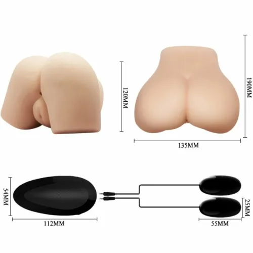 crazy bull model intymny 4 z wibracją - anatomiczny popiersie premium na Arena.pl