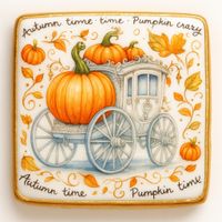 CIASTKO LUKROWANE PUMPKIN PRINCESS ROZ.XL POZIOM JESIEŃ RĘCZNIE ROBIONE