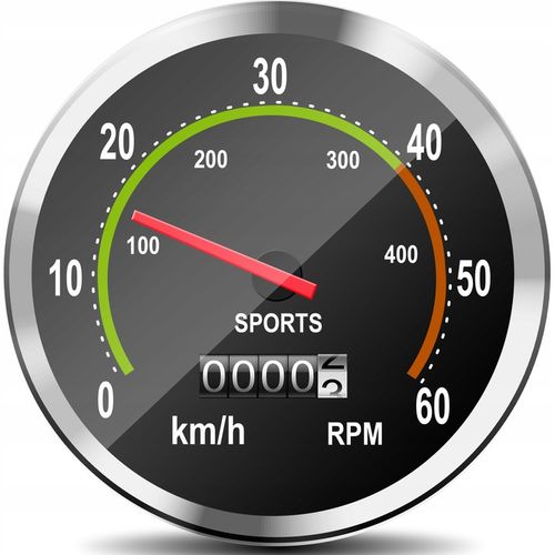 LICZNIK ROWEROWY RETRO BEZBATERYJNY WODOODPORNY XL na Arena.pl