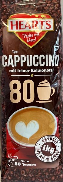 Cappuccino kakaonote Hearts 1 KG zdjęcie 1