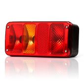 Lampa tylna z odblaskiem 6 funkcji LEWA (185)