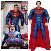 DUŻA FIGURKA SUPERMAN DLA CHŁOPCA Z DZWIĘKIEM 30CM ZABAWKA INTERAKTYWNA XXL