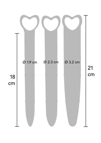 Silicone Vaginal Dilators 3Pcs Pink na Arena.pl