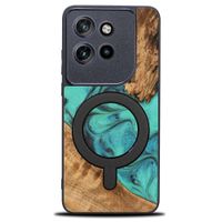 etui bewood unique do motorola edge 50 neo - turquoise z magsafe