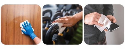 CHUSTECZKI DO DEZYNFEKCJI POWIERZCHNI MIKROZID 100SZT 20x20CM dezynfekcja na Arena.pl